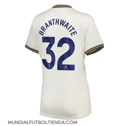 Camiseta Everton Jarrad Branthwaite #32 Tercera Equipación Replica 2024-25 para mujer mangas cortas